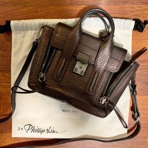 3.1 Phillip Lim Metallic Pashli Mini Satchel